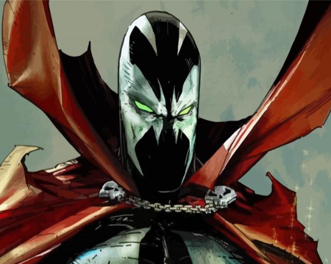 Spawn Character Art paint by numbers