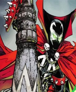 Spawn Fictional Character paint by numbers