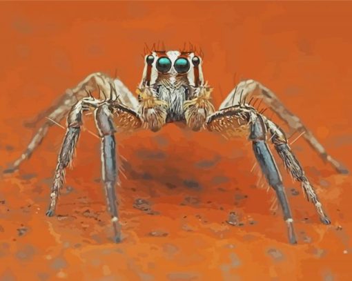 Spider Insect paint by numbers