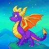 Spyro Dragon Character paint by numbers