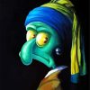 Squidward With The Pearl Earring paint by numbers