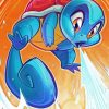 Squirtle Character paint by numbers