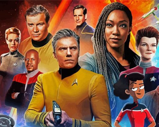 Star Trek Characters paint by numbers