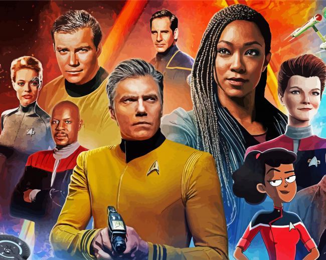 Star Trek Characters paint by numbers