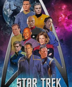 Star Trek Poster paint by numbers
