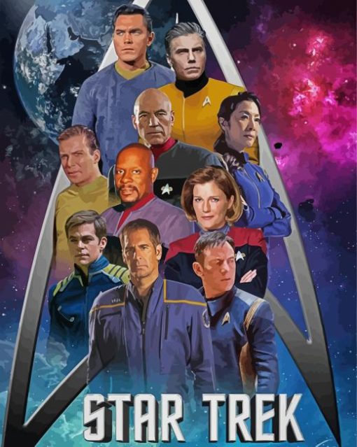 Star Trek Poster paint by numbers