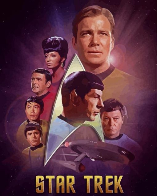 Star Trek Series Poster paint by numbers