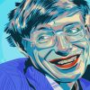 Stephen Hawking Illustration paint by numbers
