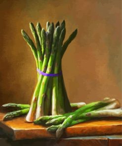 Still Life With Asparagus paint by numbers