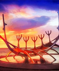 Aesthetic Sun Voyager paint by numbers