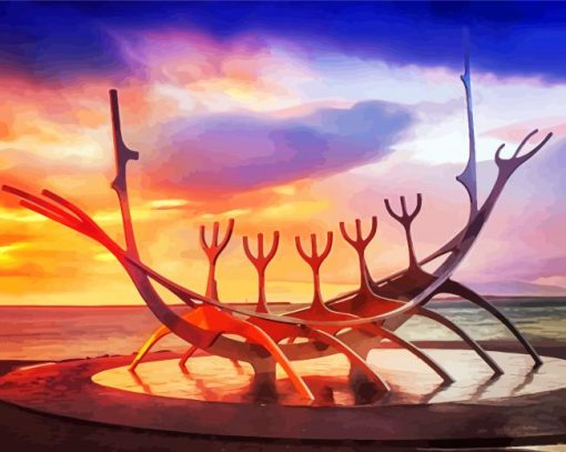 Aesthetic Sun Voyager paint by numbers