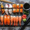 Delicious Sushi Meal paint byh numbers