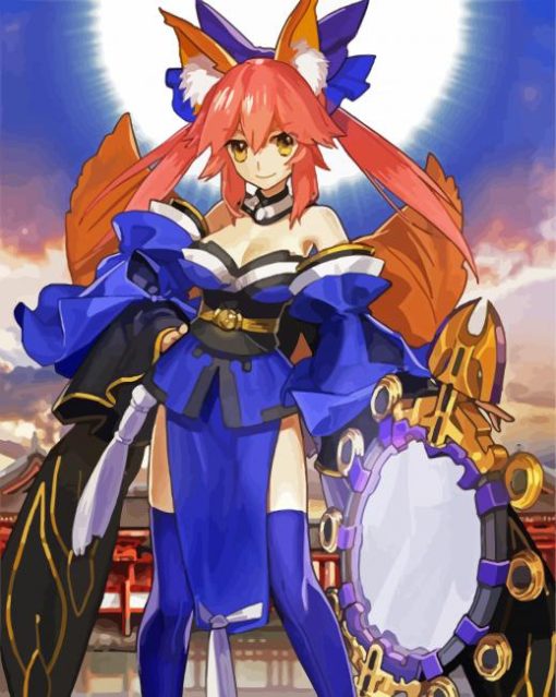 Tamamo No Mae Character paint by numbers