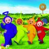 Teletubbies Animation Characters paint by numbers