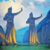 The Argonath Gates paint by numbers