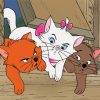 The Aristocats Cats Characters paint by numbers