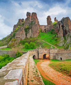 The Belogradchik Fortress paint by numbers