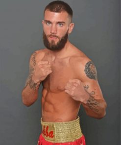 The Boxer Caleb Plant paint by numbers