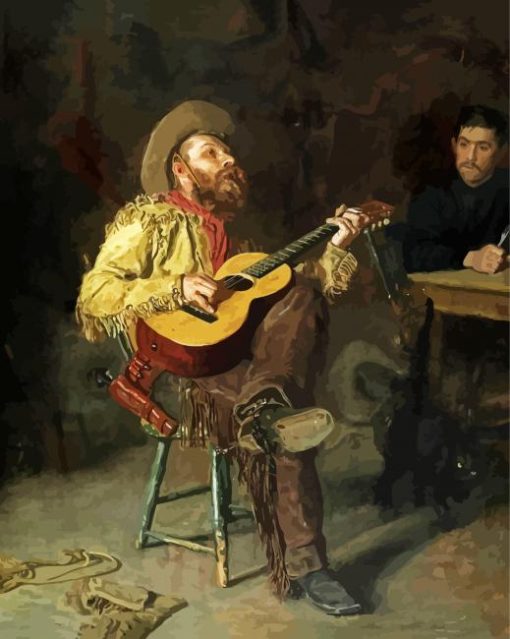 The Cowboy Singer paint by numbers