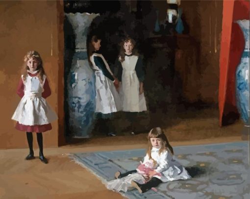 The Daughters Of Edward Darley Boit paint by numbers