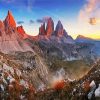 The Dolomites Alps Landscape paint by numbers