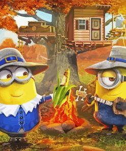 The Minions Characters paint by numbers