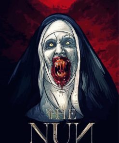 The Nun Movie paint by numbers