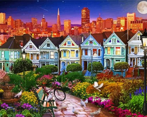 The Painted Ladies paint by numbers