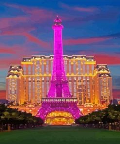 The Parisian Macao At Night paint by numbers