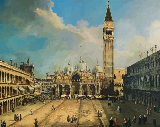 Piazza San Marco paint by numbers
