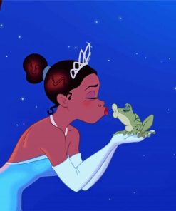 The Princess And The Frog paint by number