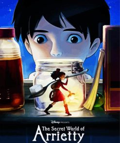 The Secret World Arrietty paint by numbers