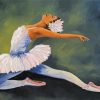 The Swan Girl Dancer paint by numbers