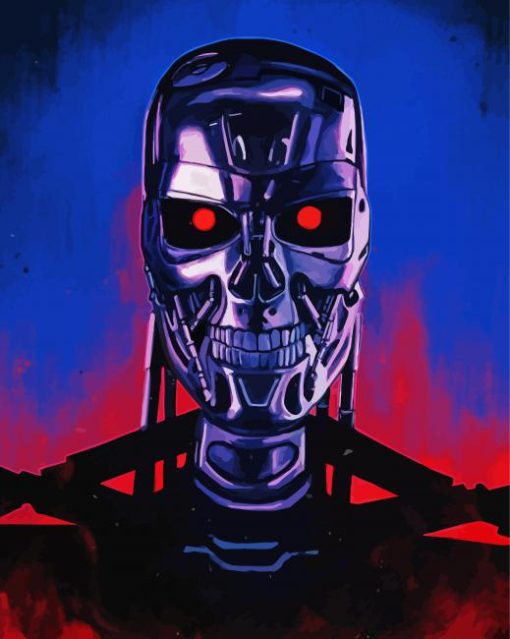 The Terminator Movie paint by numbers