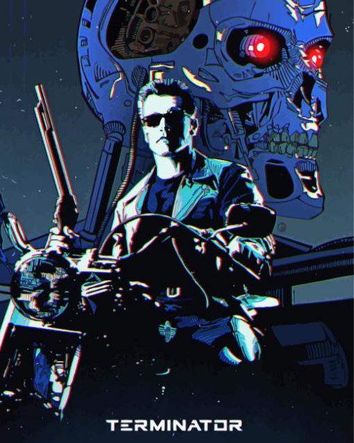 The Terminator Poster paint by numbers