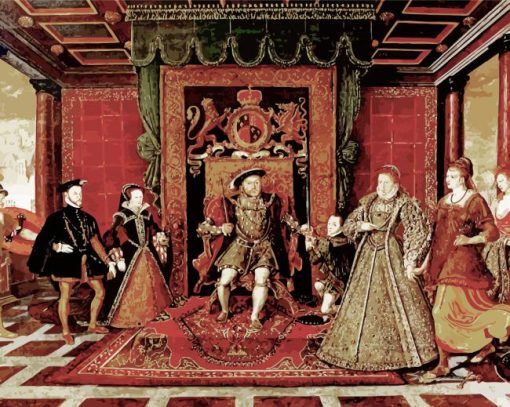 The Tudors Art paint by numbers