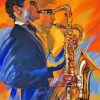 The Saxophone Player Art paint by numbers