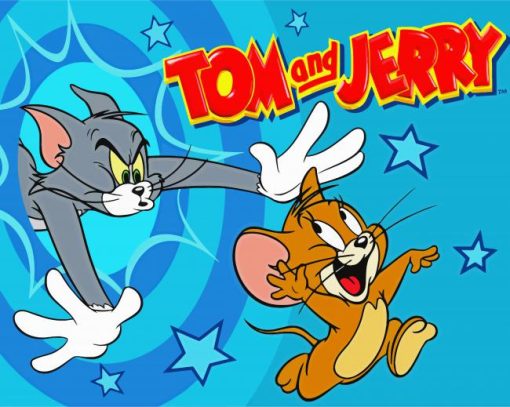 Tom And Jerry Poster paint by numbers