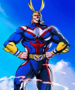 All Might Toshinori Yagi paint by numbers