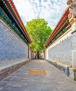 Traditional Alley In China paint by numbers