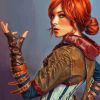 Triss Merigold paint by numbers