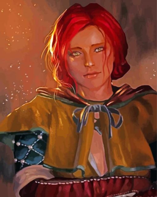 Triss Merigold Character paint by numbers