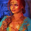 Beautiful Triss Merigold pâint by numbers