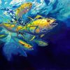 Tuna Fish Underwater Art paint by numbers
