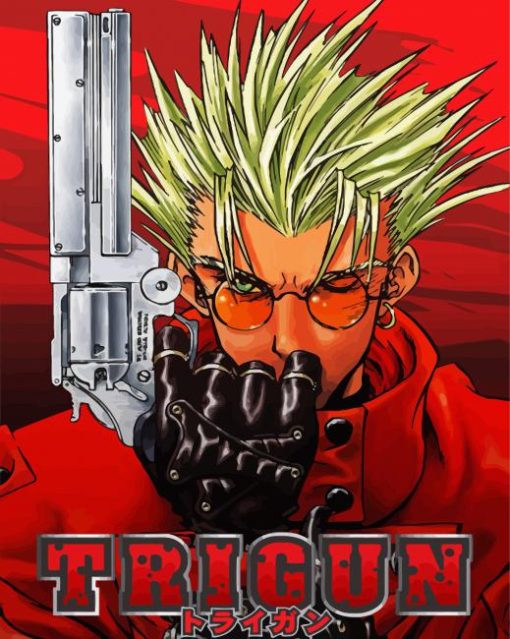 Vash The Stampede Poster paint by numbers