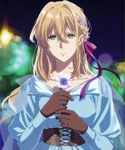 Violet Evergarden Manga paint by numbers