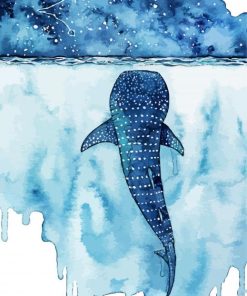 Whale Shark Art paint by numbers