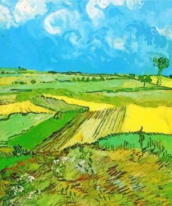Wheat Fields Art paint by numbers