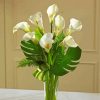 White Calla Lilies Flowers paint by numbers