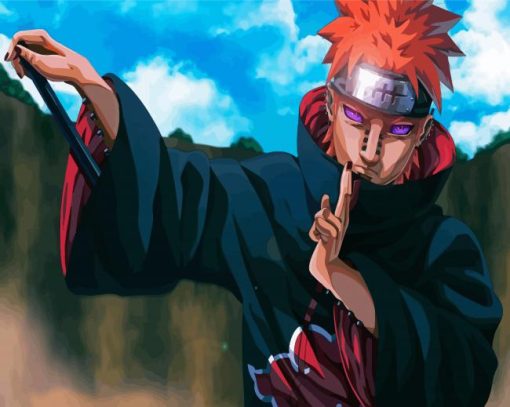 Yahiko Pain Character Art paint by numbers